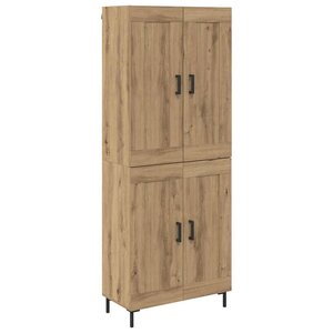 vidaXL Haut Armoire 2 Pièces Chêne artisanal Bois d'ingénierie