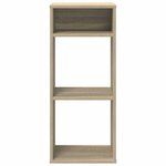 vidaXL Bibliothèque chêne sonoma 34x31x80 cm bois d'ingénierie