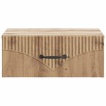 vidaXL Cabinet de chevet mural 2 Pièces Chêne artisanal 49 x 34 5 x 20 cm