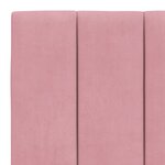 vidaXL Coussin de tête de lit Hanko rose 180 cm velours