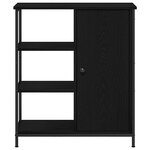vidaXL Buffet Chêne noir 70 x 30 x 80 cm