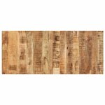 vidaXL Dessus de table bois de manguier solide 25-27 mm 140x60 cm