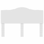 vidaXL Tête de lit Blanc 150 cm Bois d'ingénierie