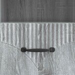 vidaXL Meuble TV Sonoma gris 102 x 34 5 x 47 cm Bois d'ingénierie