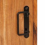 vidaXL Table de chevet 2 Pièces Marron Bois massif d'acacia