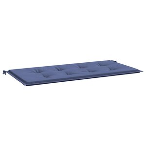 vidaXL Coussin de banc de jardin bleu marine 100x50x4 cm tissu oxford