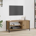 vidaXL Meuble TV chêne artisanal 100 x 40 x 45 cm Bois d'ingénierie