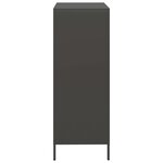 vidaXL Buffet haut noir 68x39x103 5 cm acier