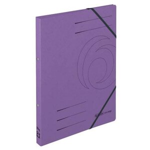 Classeur à anneaux easyorga  A4  Colorspan-carton  violet HERLITZ