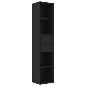 vidaXL Bibliothèque Noir 36x30x171 cm Bois d'ingénierie