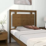 vidaXL Tête de lit Marron miel 95 5x4x100 cm Bois massif de pin
