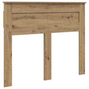 vidaXL Tête de lit Chêne artisanal 120 cm Bois d'ingénierie
