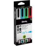 Marqueur craie  pointe ogive  set de 4 'CLASSIQUE' WONDAY