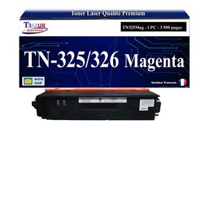 T3AZUR - Toner compatible avec Brother TN329 pour Brother HL-L8350CDW HL-L8350CDWT Magenta