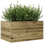 vidaXL Jardinière 90x60x45 5 cm bois de pin imprégné