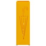vidaXL Porte-parapluies Jaune moutarde Métal Standard