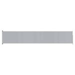 vidaXL Auvent latéral rétractable de patio 117x600 cm Gris