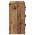 vidaXL Buffets 2 Pièces Bois Ancien 70 x 35 5 x 67 5 cm Bois d'ingénierie