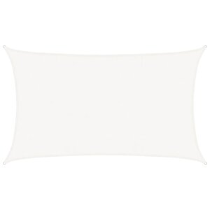 vidaXL Voile d'ombrage 160 g/m² Blanc 5x8 m PEHD