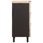 vidaXL Buffet avec tiroir Finition Lavage Blanc 40 x 33 x 75 cm