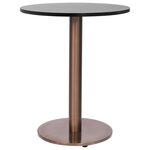 vidaXL Pied de table de bistro doré Ø45x72 cm acier inoxydable