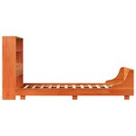 vidaXL Cadre de lit sans matelas cire marron 90x200 cm bois pin massif