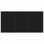 vidaXL Ensemble de salle à manger pour jardin 5 Pièces Noir Poly rotin