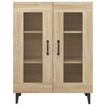 vidaXL Buffet chêne sonoma 69 5x34x90 cm bois d'ingénierie