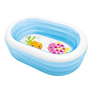 Intex 57482NP - Piscinette avec fond imprimé pour enfants - 163 x 107 cm
