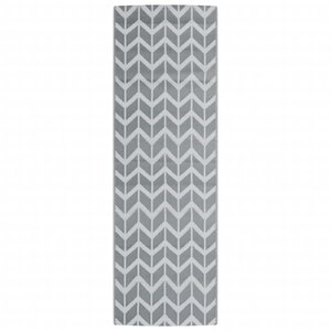 vidaXL Tapis d'extérieur ARAKIL gris 80 x 250 cm PP