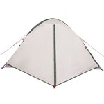 vidaXL Tente de camping à dôme 4 personnes vert imperméable