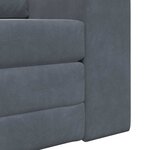 vidaXL Canapé-Lit Gris foncé 98 x 71 x 83 cm Velours