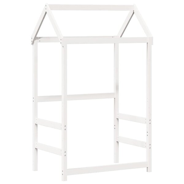 vidaXL Toit de lit pour enfants blanc 98x70x176 5cm bois de pin massif