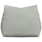 vidaXL Coussin de Dos Gris clair 60 x 20 x 50 cm