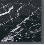 vidaXL Table console Noir 160x35x75 5 cm Verre trempé