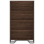 vidaXL Bibliothèque chêne marron 80x31x137 5 cm bois d'ingénierie
