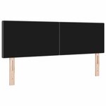 vidaXL Tête de lit avec tête de lit Gris foncé 160 cm Cuir synthétique