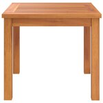 vidaXL Table basse 40x40x36 cm bois d'acacia massif