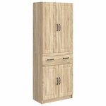 vidaXL Ensemble de Meubles 2 Pièces Chêne Sonoma Bois d'ingénierie