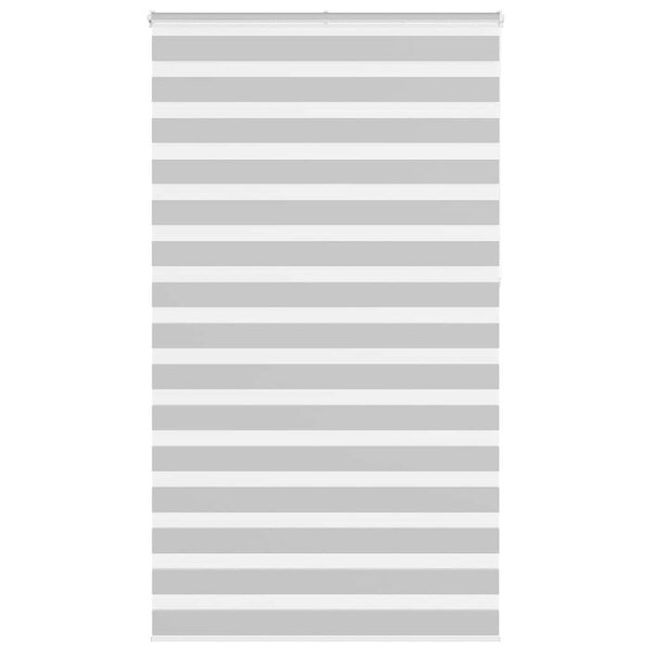 vidaXL Store zèbre gris clair largeur du tissu 125 9 cm polyester