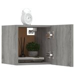 vidaXL Meubles TV muraux 8 Pièces Sonoma gris 30 5x30x30 cm