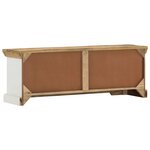 vidaXL Meuble TV 110x30x40 cm Bois massif de manguier