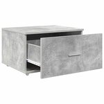 vidaXL Armoire à tiroirs Gris 55 x 45 x 33 5 cm Bois d'ingénierie