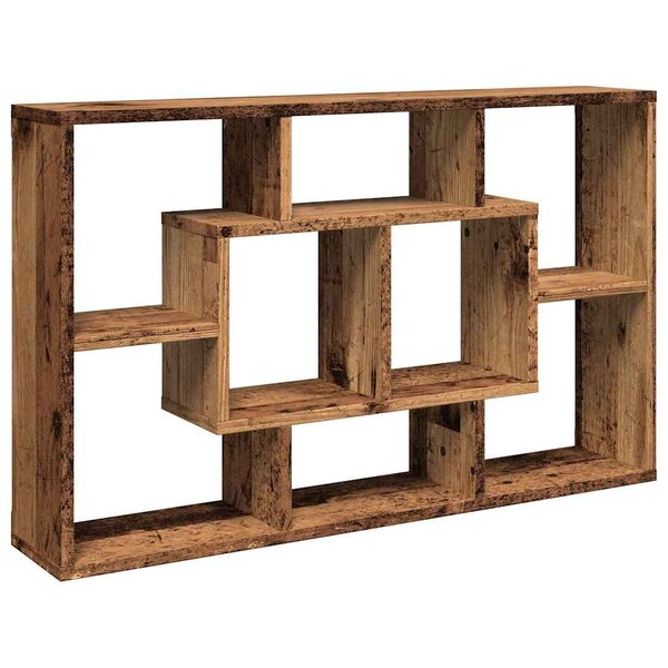 vidaXL Étagère murale vieux bois 85x16x52 5 cm bois d'ingénierie
