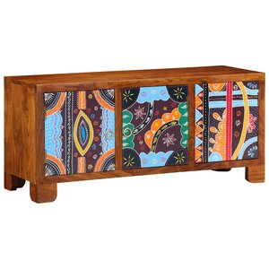 vidaXL Banc à chaussures Multicolore 100 x 35 x 45 cm