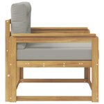 vidaXL Sofa de milieu extérieur Polyester Blanc