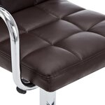 vidaXL Tabourets de bar lot de 2 marron similicuir