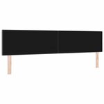 vidaXL Tête de lit avec tête de lit Gris foncé 200 cm tissu