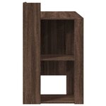 vidaXL Bureau chêne marron 103 5x56 5x94 cm bois d'ingénierie
