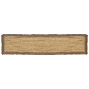 vidaXL Tapis de surface Gris 60 x 300 cm Jute